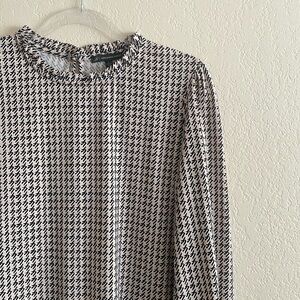Adrianna Papell Houndstooth Top